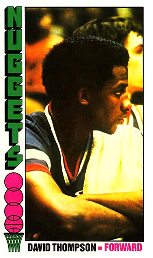 1976-77 Topps #110 David Thompson Front