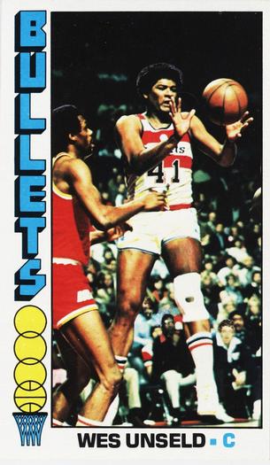 1976-77 Topps #5 Wes Unseld Front