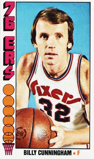 1976-77 Topps #93 Billy Cunningham Front