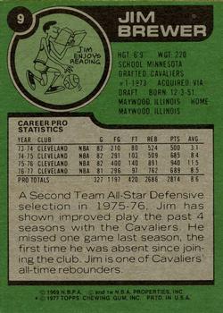 1977-78 Topps #9 Jim Brewer Back