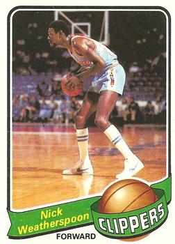 1979-80 Topps #61 Nick Weatherspoon Front