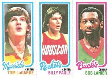1980-81 Topps #69 / 109 / 150 Tom LaGarde / Billy Paultz / Bob Lanier Front