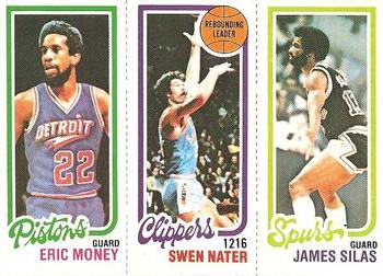 1980-81 Topps #90 / 213 / 215 Eric Money / Swen Nater / James Silas Front