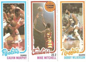 1980-81 Topps #51 / 80 / 108 Calvin Murphy / Mike Mitchell / Bobby Wilkerson Front