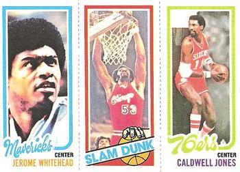 1980-81 Topps #71 / 184 / 259 Jerome Whitehead / Artis Gilmore / Caldwell Jones Front