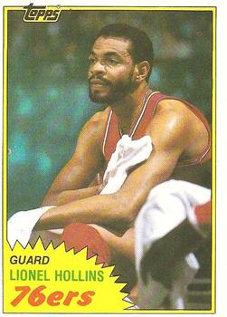 1981-82 Topps #31 Lionel Hollins Front
