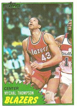 1981-82 Topps #36 Mychal Thompson Front