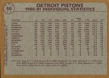 1981-82 Topps #50 John Long / Phil Hubbard / Ron Lee Back