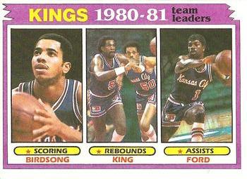 1981-82 Topps #54 Otis Birdsong / Reggie King / Phil Ford Front
