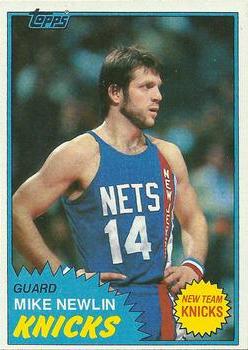 1981-82 Topps #E80 Mike Newlin Front