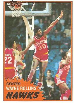 1981-82 Topps #E71 Wayne Rollins Front