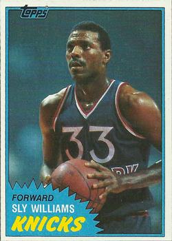 1981-82 Topps #E88 Sly Williams Front