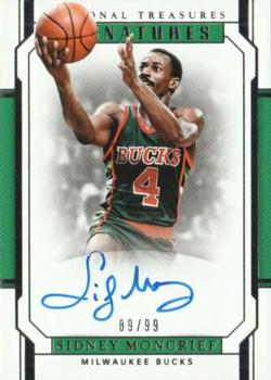 2018-19 Panini National Treasures - Signatures #SG-SMC Sidney Moncrief Front