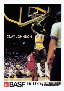 1982-83 BASF Los Angeles Lakers #NNO Clay Johnson Front
