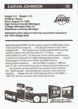 1982-83 BASF Los Angeles Lakers #NNO Magic Johnson Back