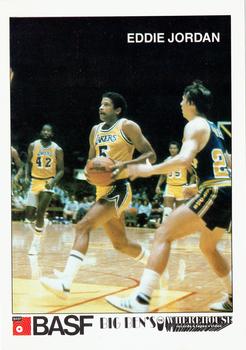 1982-83 BASF Los Angeles Lakers #NNO Eddie Jordan Front