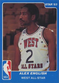 1983 Star All-Star Game #15 Alex English Front