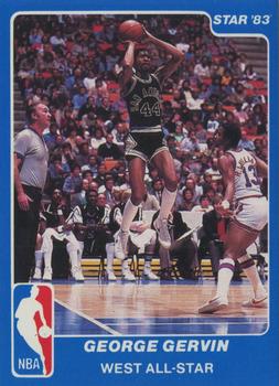 1983 Star All-Star Game #16 George Gervin Front