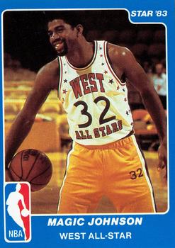 1983 Star All-Star Game #18 Magic Johnson Front