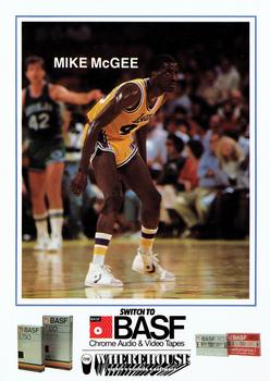 1983-84 BASF Los Angeles Lakers  #7 Mike McGee Front