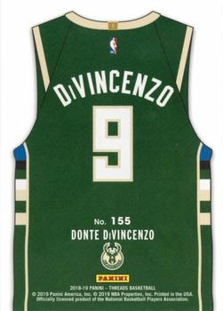 2018-19 Panini Threads #155 Donte DiVincenzo Back