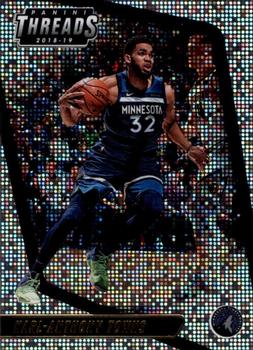 2018-19 Panini Threads - Dazzle #90 Karl-Anthony Towns Front