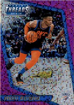 2018-19 Panini Threads - Dazzle Purple #86 Russell Westbrook Front
