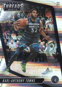 2018-19 Panini Threads - Premium #90 Karl-Anthony Towns Front