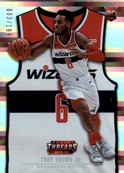 2018-19 Panini Threads - Premium #121 Troy Brown Jr. Front