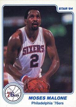 1983-84 Star #7 Moses Malone Front