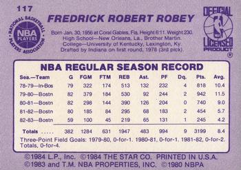 1983-84 Star #117 Rick Robey Back