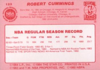 1983-84 Star #123 Terry Cummings Back