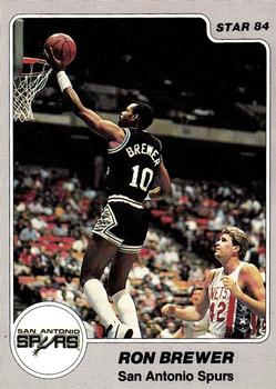 1983-84 Star #243 Ron Brewer Front