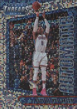 2018-19 Panini Threads - Automatic Dazzle #3 Russell Westbrook Front