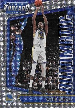 2018-19 Panini Threads - Automatic Dazzle #6 Kevin Durant Front
