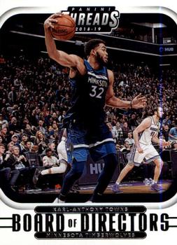 2018-19 Panini Threads - Board of Directors #7 Karl-Anthony Towns Front