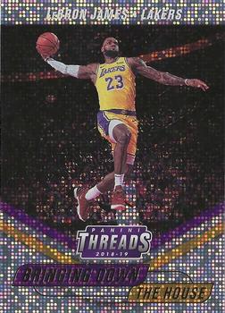 2018-19 Panini Threads - Bringing Down the House Dazzle #2 LeBron James Front