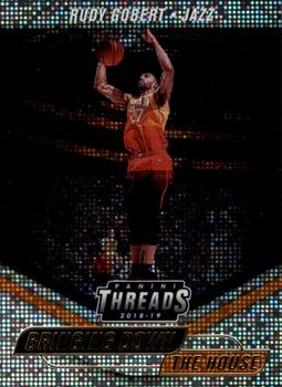 2018-19 Panini Threads - Bringing Down the House Dazzle #5 Rudy Gobert Front