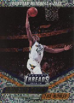 2018-19 Panini Threads - Bringing Down the House Dazzle #8 Donovan Mitchell Front