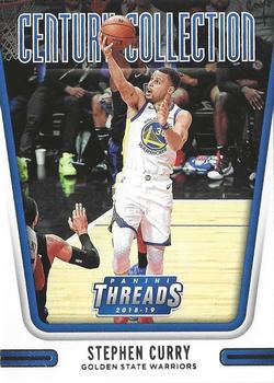 2018-19 Panini Threads - Century Collection #19 Stephen Curry Front