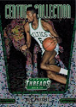 2018-19 Panini Threads - Century Collection Dazzle #5 Bill Russell Front