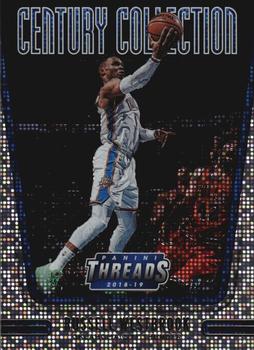 2018-19 Panini Threads - Century Collection Dazzle #20 Russell Westbrook Front