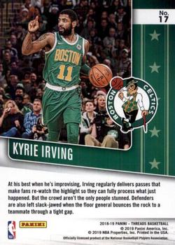 2018-19 Panini Threads - Floor Generals #17 Kyrie Irving Back