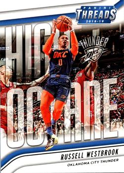 2018-19 Panini Threads - High Octane #2 Russell Westbrook Front