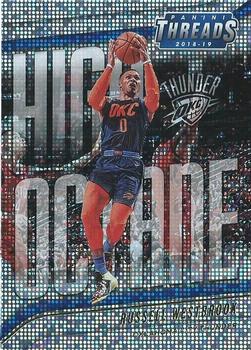 2018-19 Panini Threads - High Octane Dazzle #2 Russell Westbrook Front