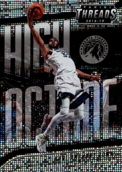 2018-19 Panini Threads - High Octane Dazzle #10 Karl-Anthony Towns Front