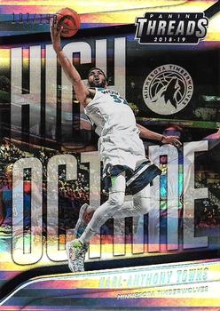 2018-19 Panini Threads - High Octane Premium #10 Karl-Anthony Towns Front