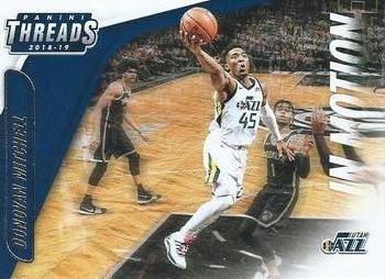 2018-19 Panini Threads - In Motion #7 Donovan Mitchell Front