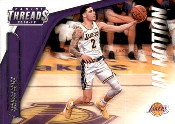 2018-19 Panini Threads - In Motion #13 Lonzo Ball Front