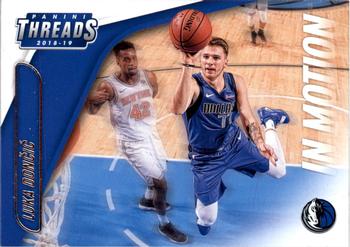 2018-19 Panini Threads - In Motion #15 Luka Doncic Front